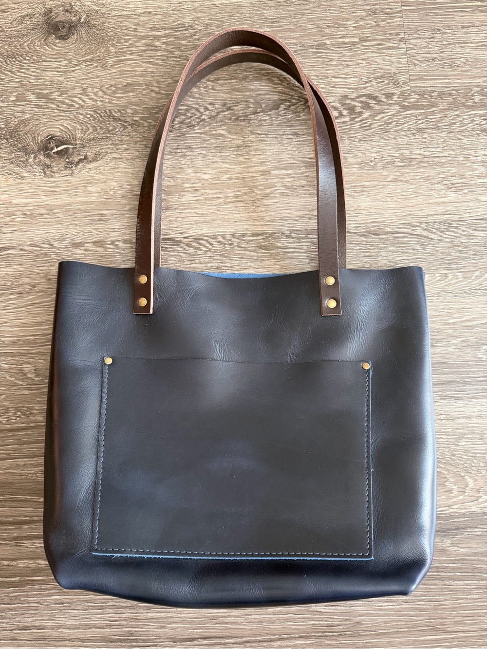 Portland Leather Goods Medium Leather Tote Bag